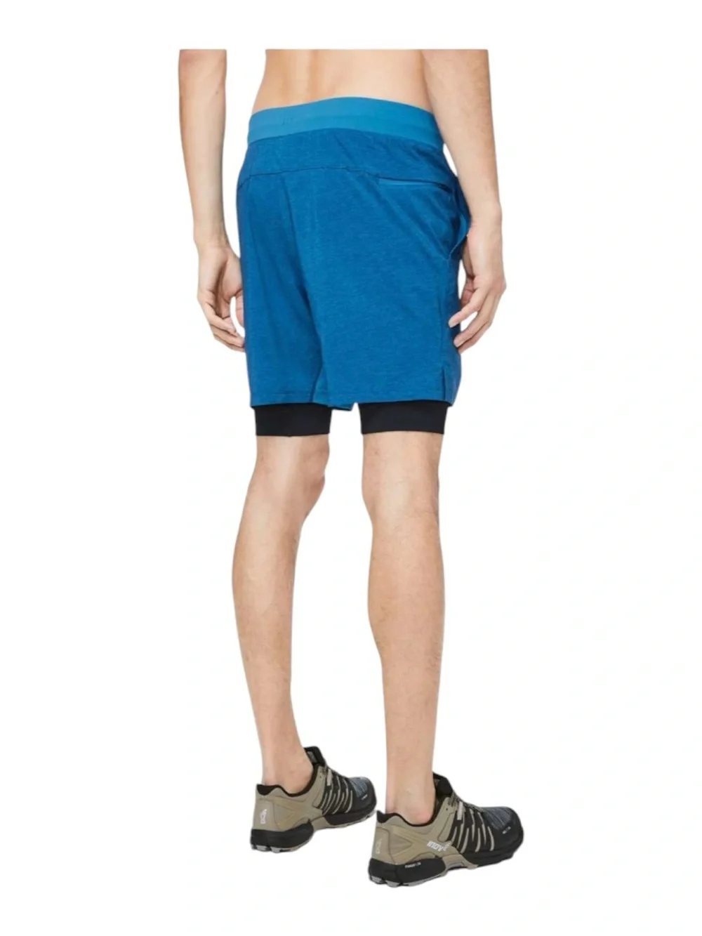 Lululemon T.H.E. Short 7" Nulux Liner Heathered Vivid Aqua men’s size XXL - Picture 7 of 10